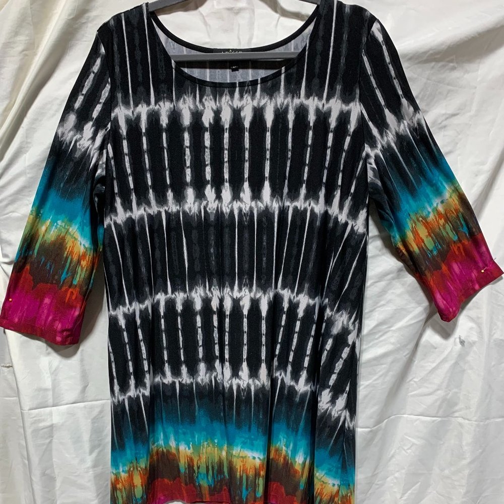 Lbisse print blouse - 2x